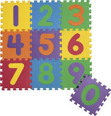 Extra Thick Foam Numbers Puzzle Mat Quarto De Hospedes Hospedes