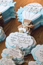 Teddy Bear Invitation Hot Air Balloon Invitation Handmade Baby Shower Chic Invitations Teddy Bear Baby Shower Invitations Baby Bear Baby Shower Bear Baby Shower Theme