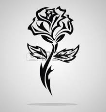 Fleurs Dessin Tatouage Tribal Rose With Images Tribal Rose Tattoos Tribal Rose Tribal Drawings