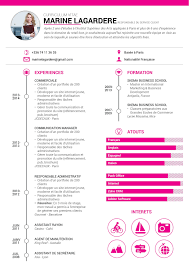Modele De Cv Moderne Communicatif Modele De Cv Moderne Modele Cv Cv Moderne