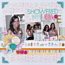 Showered With Love By Jenny Evans Baby Shower Scrapbook Bridal Shower Scrapbook Baby Scrapbook