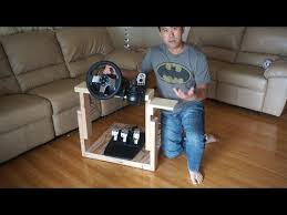 How To Make The Best Homemade Logitech G27 Gaming Wheel Stand In The World Logitech Logitech G27 Racing Wheel