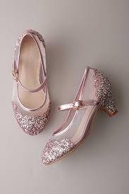 Girls Mesh Glitter Kitten Heels Flower Girl Shoes Heels Flower Girl Shoes Girls Dress Shoes