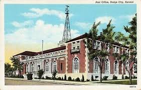 Postcard Post Office Dodge City Kansas Ebay Dodge City Kansas Dodge City Post Office