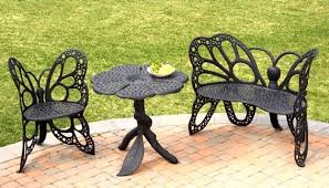 Butterfly Pation Garden Chair Wrought Iron Furniture Garden Chairs Outdoor Furniture