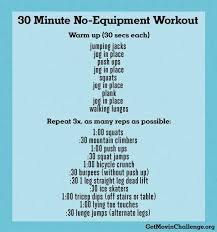 Great Workout No Equipment Workout 30 Minute Workout 30 Min Workout