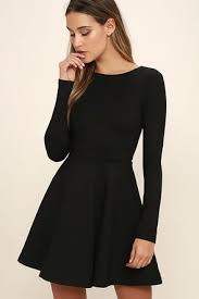 Micah Likes This Black Long Sleeve Dress Long Sleeve Dress Black Dress With Sleeves