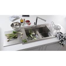 Evier Inox A Encastrer Kaori Castorama Evier Cuisine Cuisine Moderne Evier