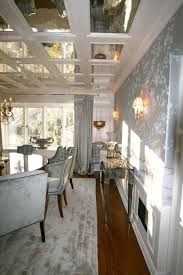 What A Beautiful Reflection For Candlelight On A Dining Room Table Elegant Dining Room Interior Home