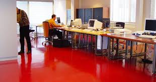 Water Based Epoxy Floor Paint Use On Interlocking Chip Board For Super Cheap But Effective Flooring Epoxy Floor Epoxy Floor Paint Painted Floors