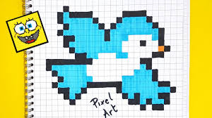 Risultati Immagini Per Pixel Art Pinterest Pixel Art Oiseau Oiseau Coloriage Pixel Art