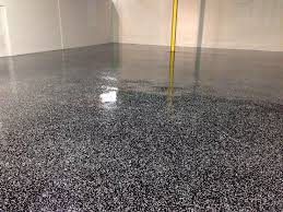 1 4 Salt And Pepper Black And White On Black Epoxy Floor Finished With A Clear Polyurethane Garage Floor Epoxy Floor Epoxy Garage Floor Coating