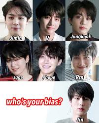Who S Your Bias Bts Jin Suga Jhope Rm Jungkook V Jimin Memes Divertidos Cantantes Memes