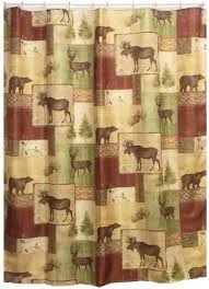 Mountain Moose And Bear Shower Curtain Cabin Decor Fabric Shower Curtain By Cabin Shower Curtains Http Cabin Shower Curtain Cabin Bathroom Decor Cabin Decor