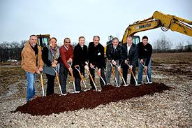 Ground Breaking Ceremony In Wentzville Mo For New Post Office