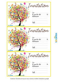 Invitation L Arbre Des Anniversaires 123 Cartes Carte Invitation Anniversaire Gratuite Carte Invitation Anniversaire Invitation Anniversaire
