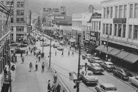 Chillicothe Street 1954 The Wide Sidewalk On The Left Is In Front Of The Old Post Office Portsmouth Street View Old Post Office