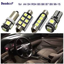 25pcs Car Led Bulbs For Audi A4 S4 Rs4 B5 B6 B7 B8 96 15 Canbus Error Free Led Interior Lighting Dome Map Overhead Ligh Car Led Overhead Lighting Dome Lighting