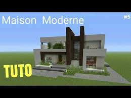 Tuto Minecraft Maison Moderne 5 Ps4 Ps3 Xbox360 Xboxone Psvita Pc Maison Minecraft Moderne Maison Minecraft Maison Moderne Minecraft Construction Maison