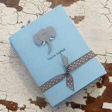 Items Similar To Elephant Card Thank You Birthday Invitatio Handmade Baby Shower Invitations Baby Shower Invitations For Boys Baby Shower Invitations Diy