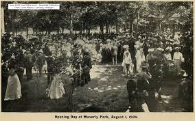 Waverly Park Opening Day Photo From 1905 Post Office Book 1904 08 01 Lansing Mi Post Office Park Michigan