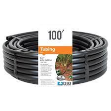 Dig 1 2 In 0 700 O D X 100 Ft Poly Drip Tubing B36 Micro Sprinkler Home Depot Stair Treads Drip Irrigation System