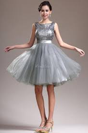 Ball Gown Above Knee Silver Grey Multilayer Tulle Short Evening Dress With Buttons In Back Vows Bridesmaid Sleeveless Cheap Bridesmaid Dresses Tulle Prom Dress