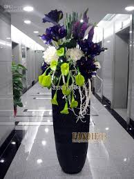 Modern Fashion Decoration Floor Vase Set Flowers Artificial Flower 1547 44 Dhgate Com Flower Vase Arrangements Large Floral Arrangements Floor Flower Vases