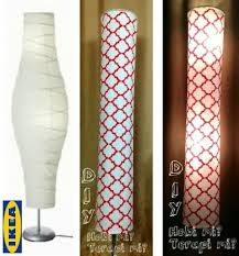 Hacked Dudero Fabric Shade Diy Floor Lamp Ikea Floor Lamp Floor Lamp Makeover