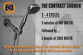Benefits Of Contrast Showers And Cold Showers Cold Shower How To Increase Energy Health Chart