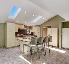 42 Kitchens With Vaulted Ceilings Vaulted Ceiling Kitchen Types Of Ceilings Kitchen Recessed Lighting
