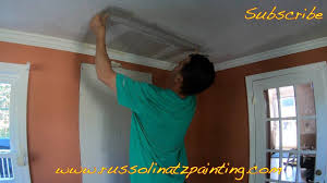 Diy Dry Scrape Popcorn Ceiling Skim Coat Drywall Repair Part 5 Drywall Repair Popcorn Ceiling