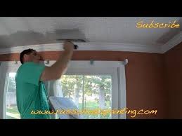 Diy Dry Scrape Popcorn Ceiling Skim Coat Drywall Repair Part 4 Popcorn Ceiling Drywall Repair Scraping Popcorn Ceilings