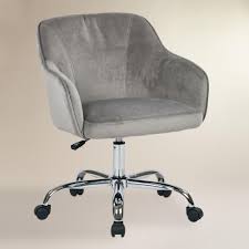 Fabric Office Chairs With Arms And Wheels The Best Option For You Fabric Office Chairs With Arms And Wh Grey Desk Chair Home Office Chairs Velvet Office Chair