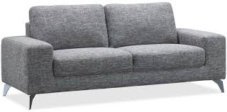 Canape 3 Places Jazz Narbonne Tissu Fixe Delorm Gris Canape En Bois Canape Angle Convertible Et Bout De Canape