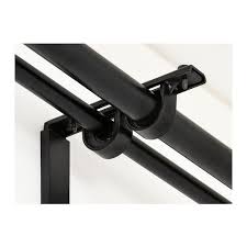 Betydlig Curtain Rod Holder Black Ikea Curtain Rod Holders Curtain Rods Double Rod Curtains