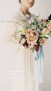 Pin By Magcicle On Flowers Warm With A Touch Of Blue Flower Bouquet Wedding Elegant Wedding Flowers Natural Bridal Bouquet