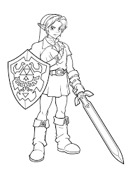 Free Printable Zelda Coloring Pages For Kids Coloring Books Coloring Pages Coloring Pages To Print