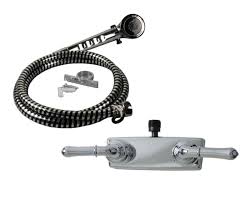 Ultra Faucets Rv Mobile Home Tub Shower Diverter Valve With Handheld Shower Kit In Chrome Shower Diverter Shower Diverter Valve Faucet