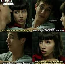 Rio E Toquio Discutindo Sobre A Proposta Que A Inspetora Raquel Fez A Ele La Casa De Papel Dialogos De Filmes Casa De Papel Legendas De Filmes