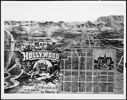 Map Of Hollywood 1887 Hollywood American Cities Vintage Los Angeles