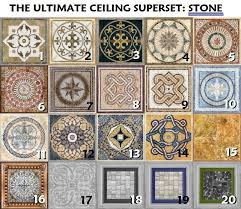 The Ultimate Ceiling Superset Part 4 Of 7 60 Stone Ceilings Floors Flooring Decorative Boxes Ceiling