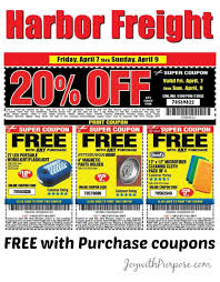 More Harbor Freight 2017 Coupons Good For April May And June Joy With Purpose Print Coupons Coupons For Free Items Operation Christmas Child