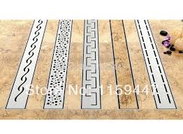700mm Tile Insert Stainless Steel 304 Linear Shower Drain Horizontal Drain Floor Waste Tile Insert Deodorant Floor Shower Drain Floor Drains Shower Remodel