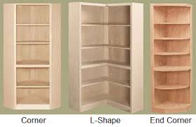 Contemporary Bookcase Collection Unfinished Furniture Unfinished Furniture Corner Furniture Bookcase