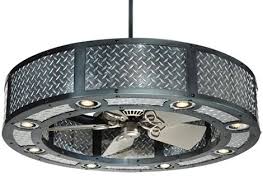 A Car Engine Air Filter Made Into A Chandelier Diamond Plate Fan Surround With Down Lights Ceiling Fan Design Stylish Floor Lamp Cool Chandeliers