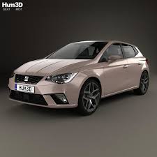 3d Model Of Seat Ibiza Xcellence 2017 Car 3d Model Car Car Seats
