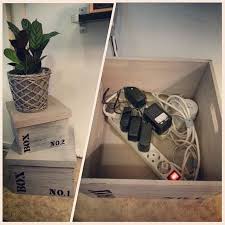 Diy How To Hide Your Cable And Power Outlet No More Stressful Cables All You Ll Need Is Just A Fancy Boxes Hihi Hide Cables Living Room Diy Hide Cable Box