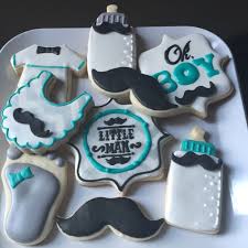 Mustache Little Man Baby Shower Cookies Mustache Baby Shower Lil Man Baby Shower Mustache Baby Shower Theme