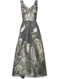 Shop Marchesa Notte Metallic Floral Dress Designer Cocktail Dress Elegant Cocktail Dress Dresses